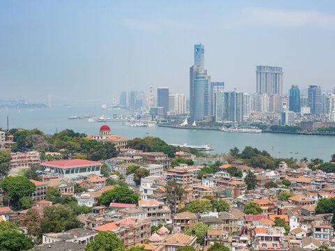 厦门市鼓浪屿全景