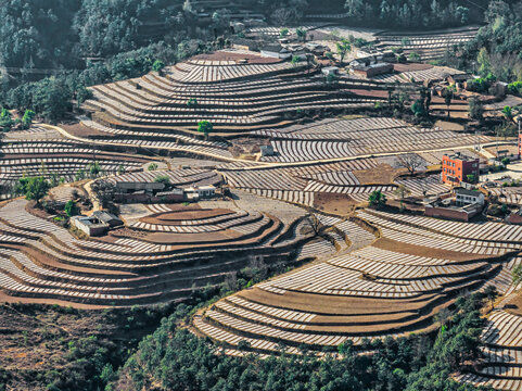 乌蒙山山区航拍