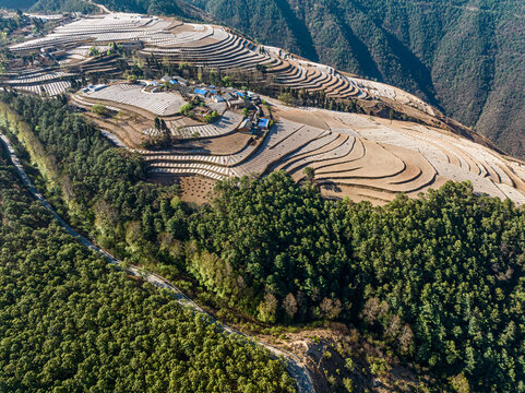 乌蒙山山区航拍