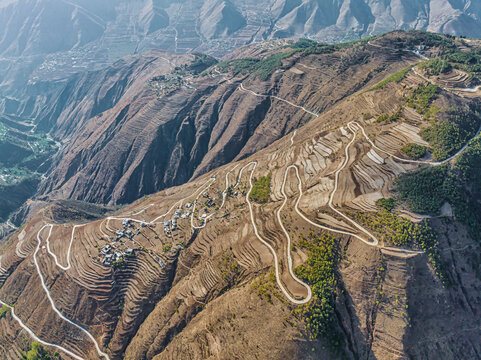 乌蒙山山区航拍