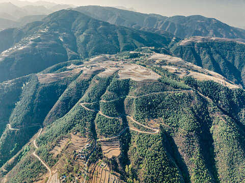 乌蒙山山区航拍