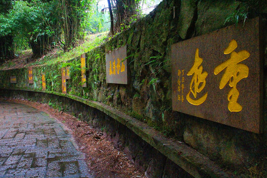 武夷山书法石刻