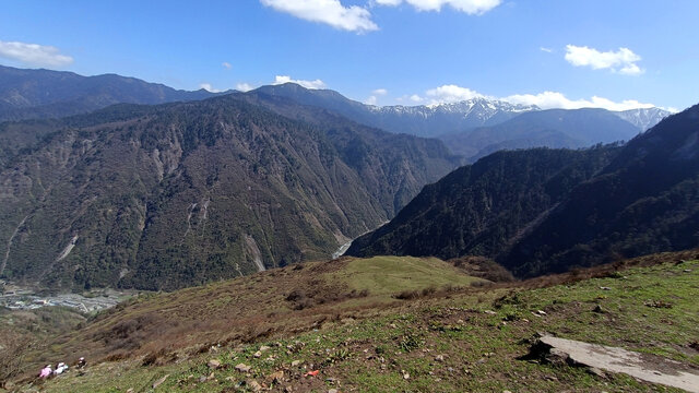 美丽的高山牧场