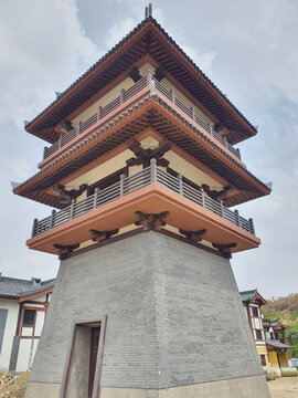 建筑古城建筑艺术塔