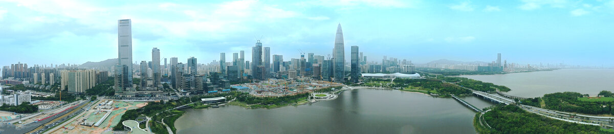 深圳湾地标建筑粤港澳大湾区