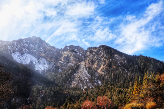 黄龙雪山