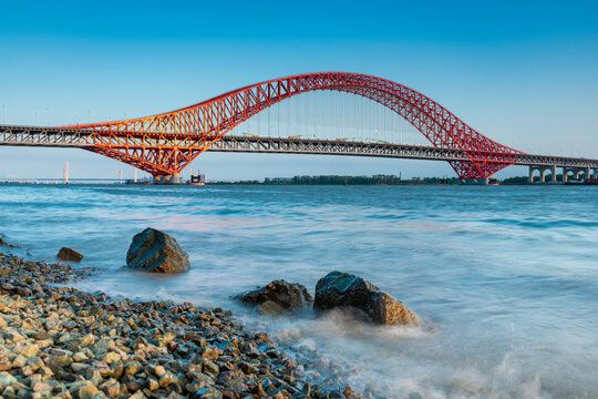 广州南沙明珠湾大桥海洋风景