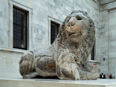 大英博物馆石狮雕像