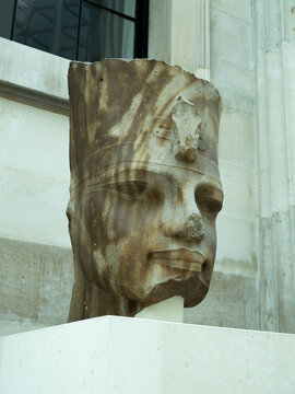 大英博物馆古代人头像