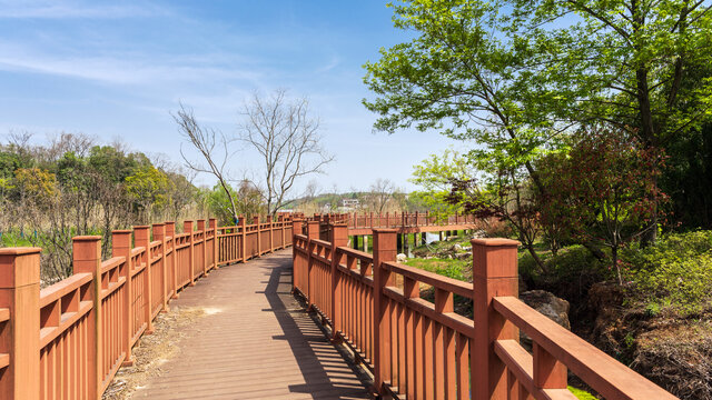 南京大堰水库观景栈道