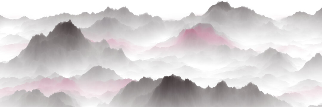水墨山水画