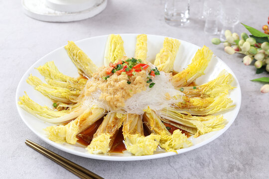 蒜蓉粉丝娃娃菜