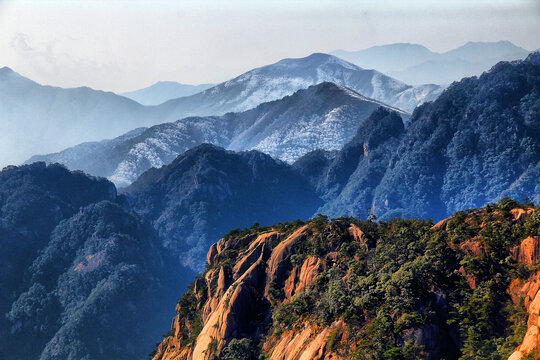 黄山群山风景