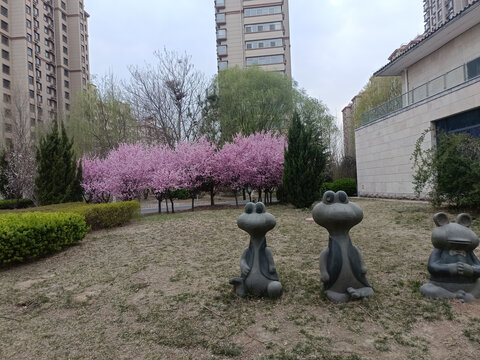 青蛙雕塑