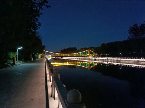 公园夜景