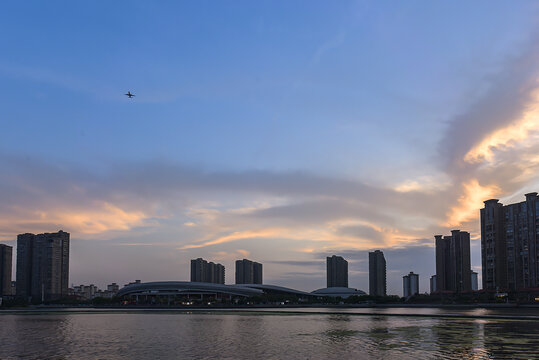 厦门海沧湖黄昏