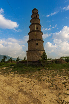 临汾霍州观堆村砖塔