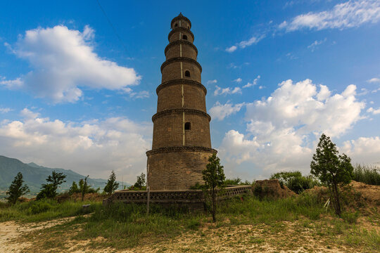 临汾霍州观堆村砖塔