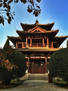 西安青龙寺仿古建筑