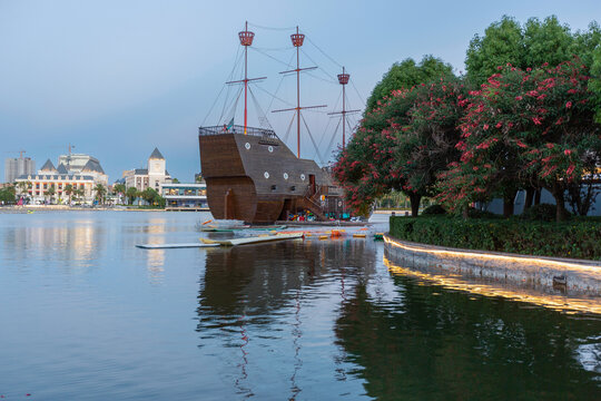 云南昆明公园1903夜景