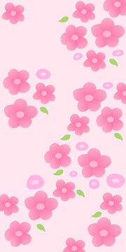 手机壳花朵粉色
