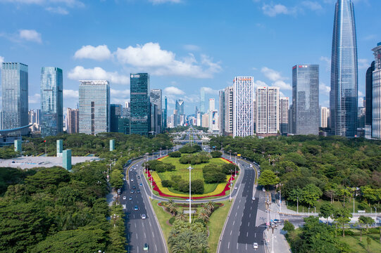 深圳福田CBD与深南大道