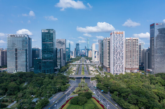 深圳福田CBD与深南大道