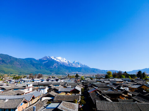 白沙古镇玉龙雪山