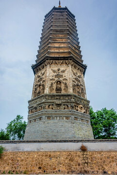 中国辽宁锦州义县广胜寺塔