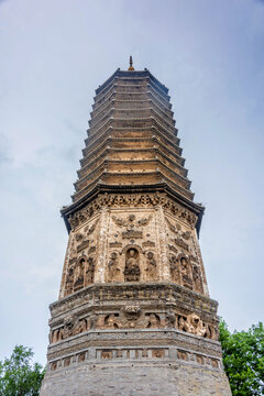 中国辽宁锦州义县广胜寺塔