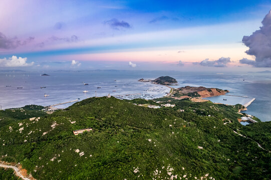 珠海万山群岛桂山岛航拍