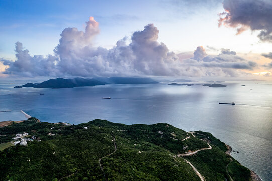 珠海万山群岛桂山岛航拍