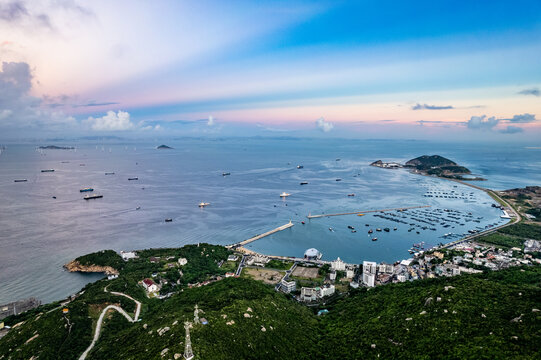 珠海万山群岛桂山岛航拍