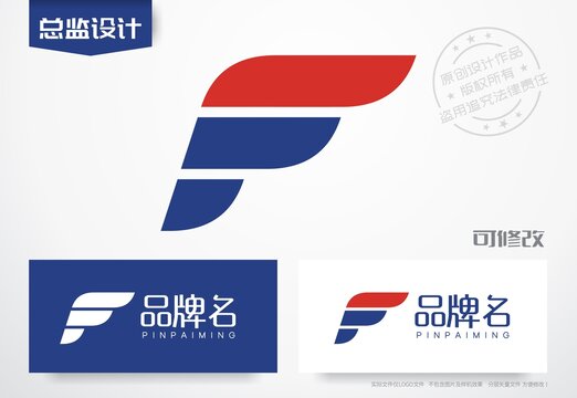 F字母logo字母F标志