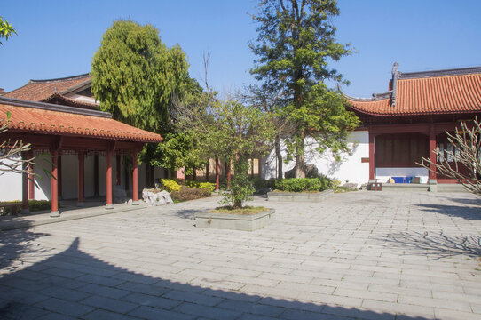 漳浦文庙庭院景观