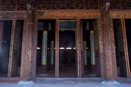 传统建筑门扇