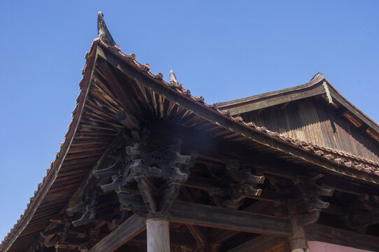 传统建筑屋顶飞檐