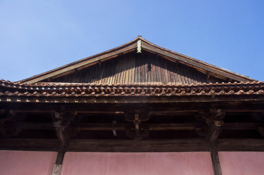 传统建筑山墙屋顶