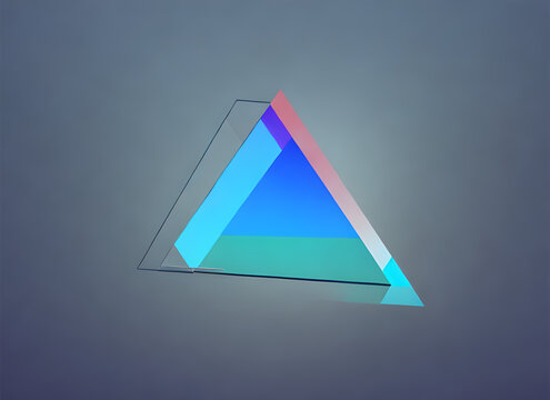 抽象三角形底纹