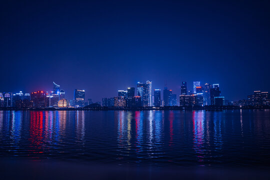 杭州钱江世纪城夜景