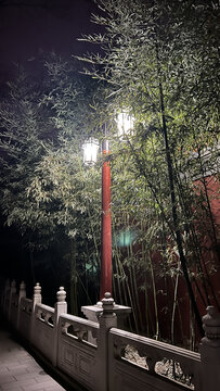 中式园林竹子