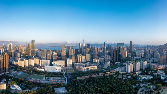 深圳南山粤海街道全景