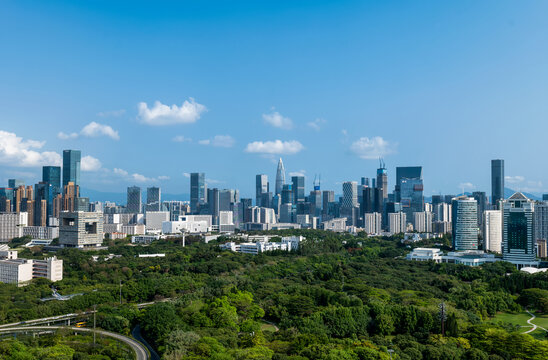 深圳南山粤海街道全景