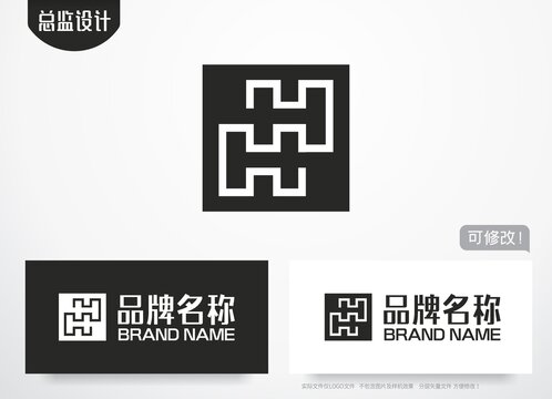 两个字母Hlogo