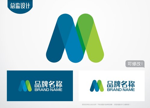 字母M商标M字母logo