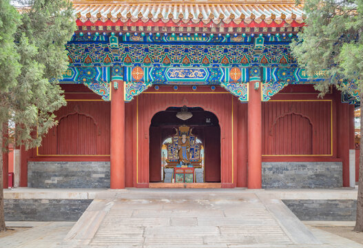 北京西黄寺建筑风景