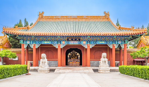 北京西黄寺建筑风景