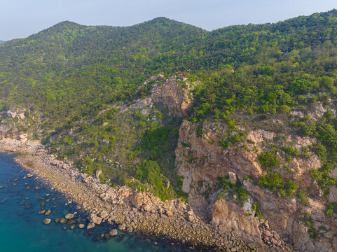 辽宁大连滨海路春季海滨风光