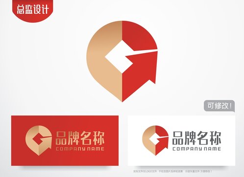 古钱币logo金融标志