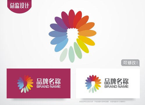 彩虹花瓣logo